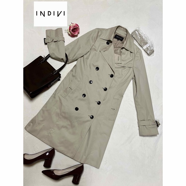 INDIVI(インディヴィ)のINDIVI〔インディビ〕トレンチコート レディースのジャケット/アウター(トレンチコート)の商品写真