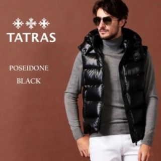 タトラス(TATRAS)のTATRAS タトラス POSEIDONE ダウンベスト ブラック L 3(ダウンベスト)