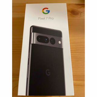 グーグルピクセル(Google Pixel)のpixel7 Pro 128GB SIMフリー　新品未開封　オブシディアン(スマートフォン本体)