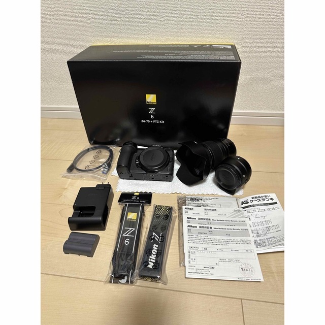 即納！最大半額！ Nikon - 【美品】Nikon Z6 24-70レンズ+FTZセット