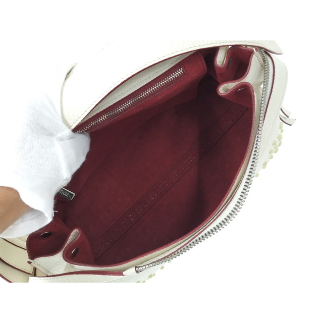 TOD'S - TOD'S ウェーブ 2WAY ショルダーバッグ レザー TOD'S - TOD'S ウェーブ 2WAY ショルダーバッグ レザー
