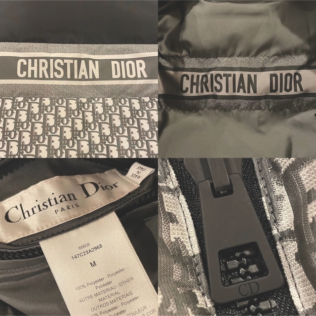 Christian Dior(クリスチャンディオール)の最上級 ディオール オブリーク リバーシブル ロングパファー ダウン ジャケット レディースのジャケット/アウター(ダウンジャケット)の商品写真