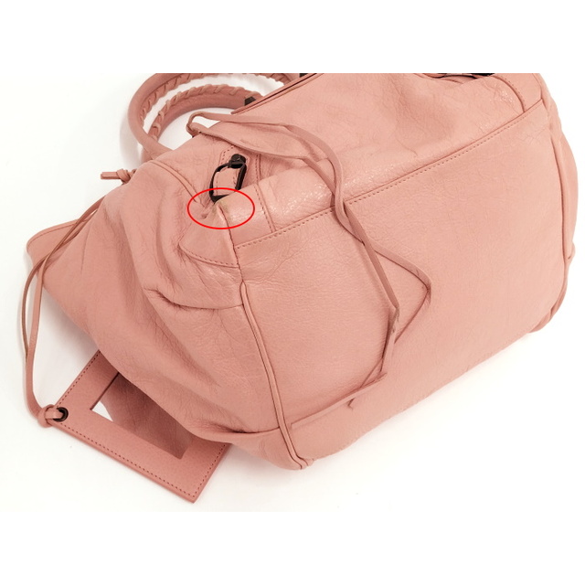 Balenciaga - BALENCIAGA トートバッグ ザ サンデー レザー ピンク
