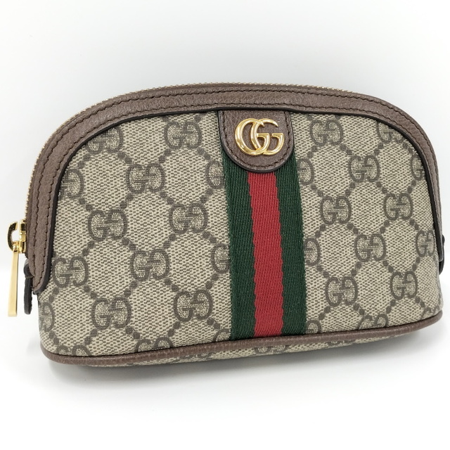 Gucci(グッチ)のGUCCI コスメティック ケース GGスプリーム PVC シェリーライン レディースのファッション小物(ポーチ)の商品写真