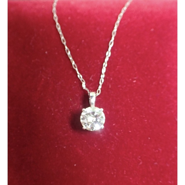 0.6ct VVS 2EX 天然ダイヤモンド 一粒ダイヤネックレスの通販 by K's