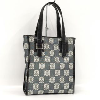 LOEWE - LOEWE トートバッグ アナグラム キャンバス グレー 333 LOEWE - LOEWE トートバッグ アナグラム キャンバス グレー 333