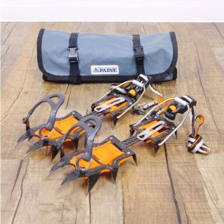 ペツル(PETZL)のペツル シャルレ PETZL charlet セミワンタッチ アイゼン 12本爪 クランポン パイネケース 付き 登山 バックカントリー アウトドア(登山用品)