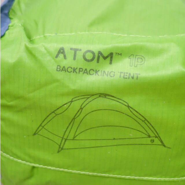 未使用 ニーモ NEMO ATOM アトム 1P 廃盤カラー バックパッキング テント ドーム型 山岳 キャンプ アウトドア