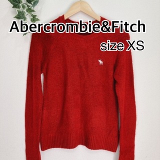 アバクロンビーアンドフィッチ(Abercrombie&Fitch)のAbercrombie&Fitch アバクロ　セーター　XS 赤(ニット/セーター)