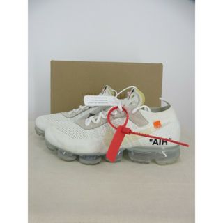 ナイキ(NIKE)のNIKE ナイキ × OFF-WHITE オフホワイト THE 10 AIR VAPORMAX FLYKNIT エア ヴェイパーマックス フライニット AA3831-100 Size 27.5cm(スニーカー)