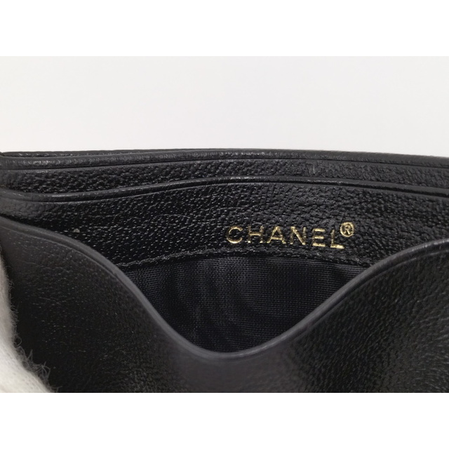 CHANEL(シャネル)のCHANEL カードケース ココマーク レザー ブラック A11837 レディースのファッション小物(財布)の商品写真