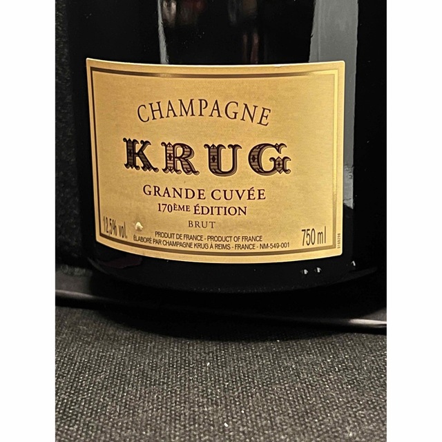 Krug(クリュッグ)の★クリュッグ 170eme 箱付★送料込 食品/飲料/酒の酒(シャンパン/スパークリングワイン)の商品写真