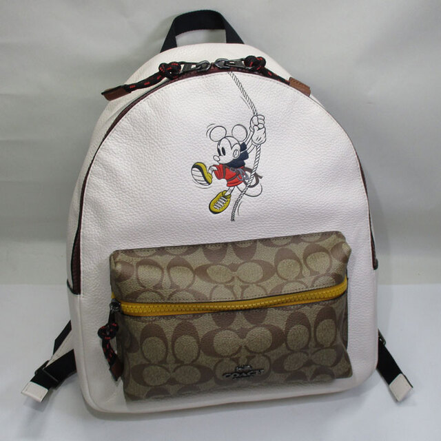 COACH リュックサック バックパック ミッキーマウス シグネチャー PVC