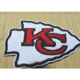 白赤KC■新品NFL カンザスシティ・チーフスChiefs刺繍ワッペン◎アメフト(アメリカンフットボール)