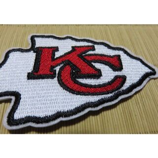 白赤KC■新品NFL カンザスシティ・チーフスChiefs刺繍ワッペン◎アメフト