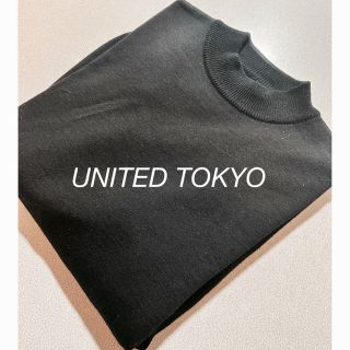 ユナイテッドトウキョウ(UNITED TOKYO)のUNITED TOKYO モックネックウールニット　ブラック(ニット/セーター)