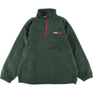 トミーヒルフィガー(TOMMY HILFIGER)の古着 90年代 トミーヒルフィガー TOMMY HILFIGER ハーフジップ フリースプルオーバー メンズL ヴィンテージ /eaa298055(その他)