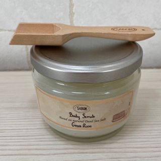 サボン(SABON)のSABON ボディスクラブ　グリーンローズ　320g(ボディスクラブ)