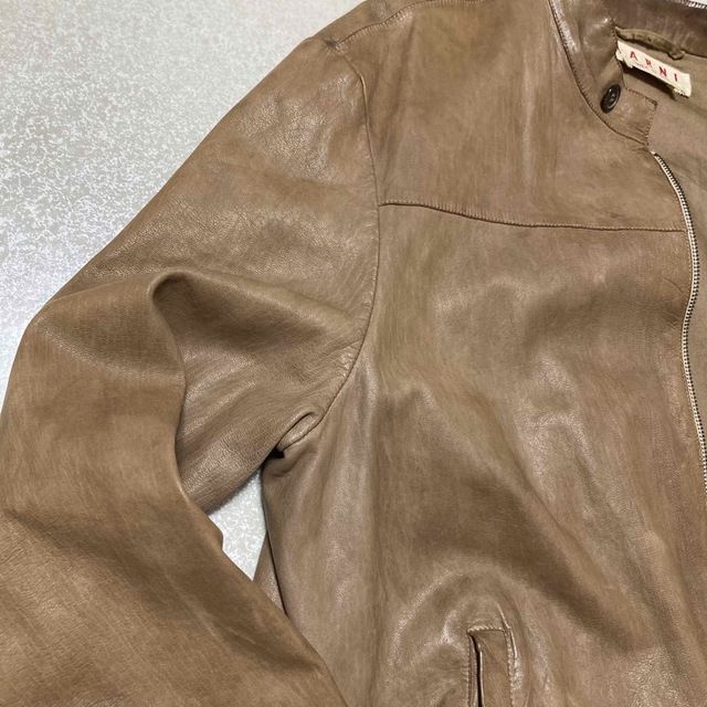 Marni - マルニ marni レザージャケット ライダース 本革 貴重