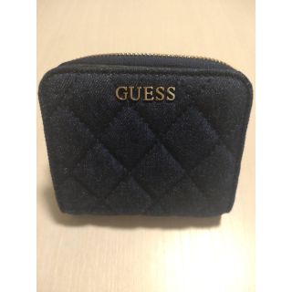 ゲス(GUESS)のGUESS　ゲス　2つ折り財布　インディゴ　無地(財布)