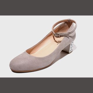 JILL STUART shoe  ビジューヒール アンクルストラップ パンプス