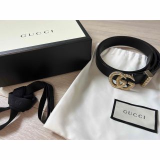 グッチ(Gucci)の【新品】GUCCI★レザー ベルト（トーション ダブルG バックル）(ベルト)