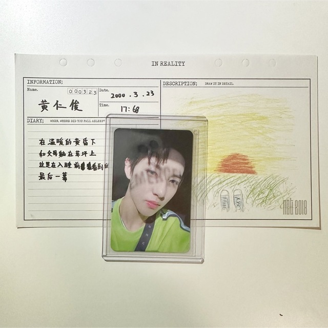 ロンジュン トレカ ダイアリー セット nct2018 エンタメ/ホビーのCD(K-POP/アジア)の商品写真