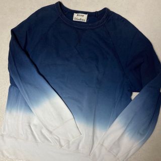 AcneStudios オーバーサイズ フェイスロゴ トレーナー グラデーション