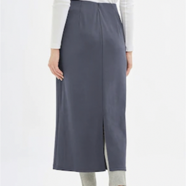 GU(ジーユー)の♡GU／リブスカート　ナロースカート　リブナローミディスカート　ブルー♡ レディースのスカート(ロングスカート)の商品写真