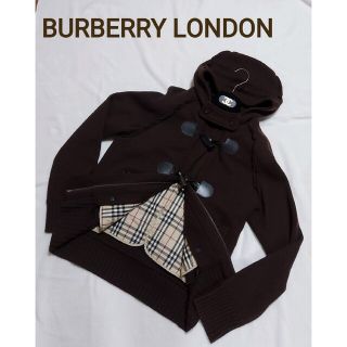 バーバリー(BURBERRY)の美品☆バーバリーロンドン ダッフルデザインブルゾン ライナー付 2 L相当(ダッフルコート)