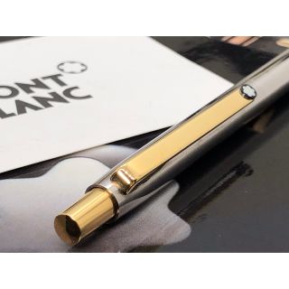 モンブラン(MONTBLANC)の非常にレアな珍品稀少軸をバフ仕上げしたSライン★No2932金装飾★モンブラン社(ペン/マーカー)