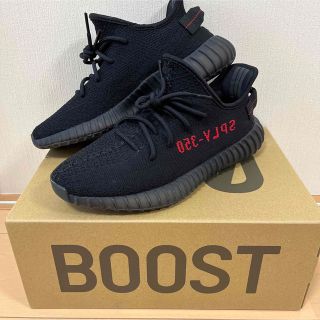 アディダス(adidas)のYEEZY BOOST 350 V2 CORE BLACK/SOLAR RED(スニーカー)