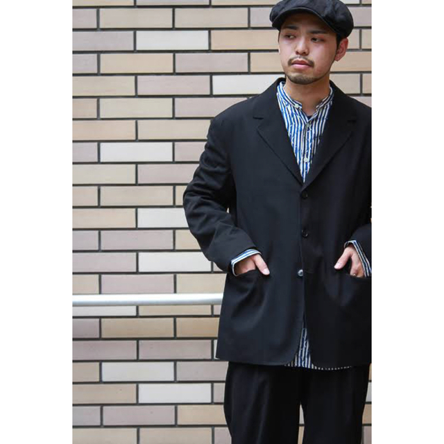 セットアップSUPER FINE WOOL COTTON TWILL OVER JACKET