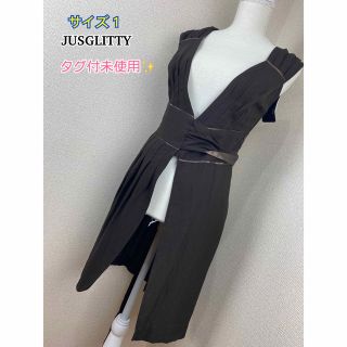 ジャスグリッティー(JUSGLITTY)の【タグ付未使用】JUSGLITTY ワンピース(ひざ丈ワンピース)