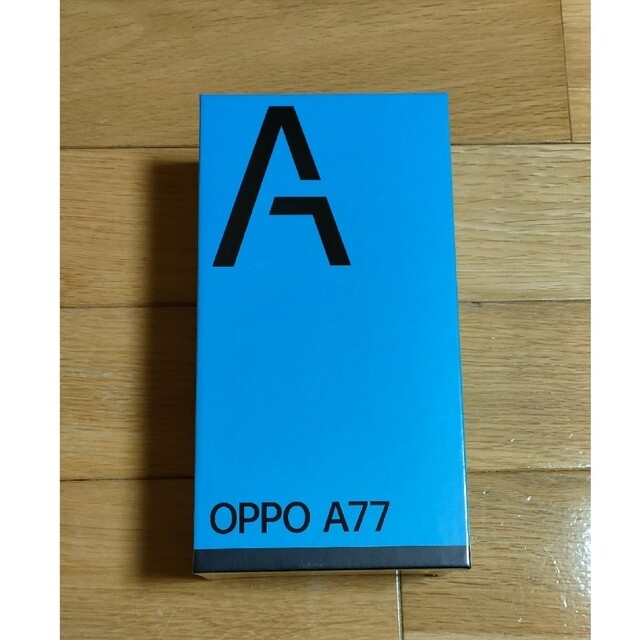 スマートフォン本体新品未開封 OPPO A77 ブラック 128GB SIMフリー