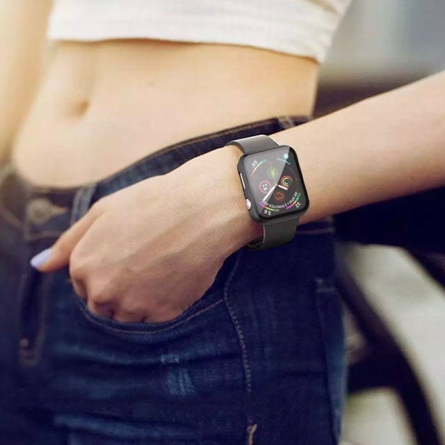 Apple Watch(アップルウォッチ)のAppleWatch カバー アップルウォッチ ケース   44㎜ レッド スマホ/家電/カメラのスマホアクセサリー(その他)の商品写真