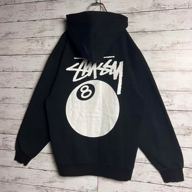 即完売✨STUSSY シャドーマン　両面プリント　パーカー　スウェットトレーナー