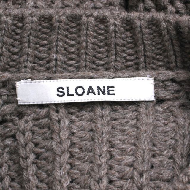 SLOANE 3Gスーパージーロン畦編みクルーネック ニット スローン セーター