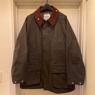 Barbour バブアー キルティングジャケット 刺繍 ユーロ ヨーロッパ カバーオール カーキ (メンズ XL) O7334