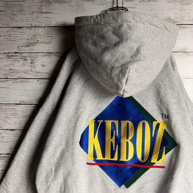 希少カラー❗️ Keboz ケボズ パーカー 両面刺繍サークルビックロゴ