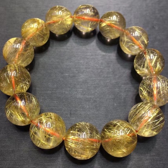 天然】タイチンルチルクオーツ ブレスレット 16mm - www.prested.co.uk