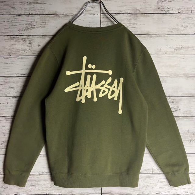 STUSSY - 【超希少カラー】 STUSSY スウェット 両面プリントロゴ 即