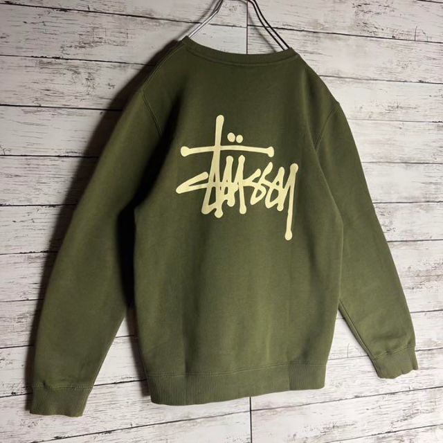 STUSSY(ステューシー)の【超希少カラー】 STUSSY スウェット 両面プリントロゴ 即完売 入手困難 メンズのトップス(スウェット)の商品写真