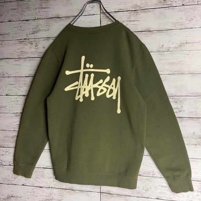 STUSSY(ステューシー)の【超希少カラー】 STUSSY スウェット 両面プリントロゴ 即完売 入手困難 メンズのトップス(スウェット)の商品写真