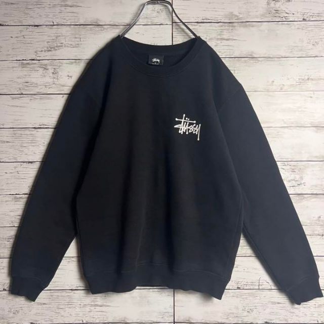 STUSSY(ステューシー)の【大人気】 STUSSY スウェット 両面プリントロゴ ショーンフォント M メンズのトップス(スウェット)の商品写真