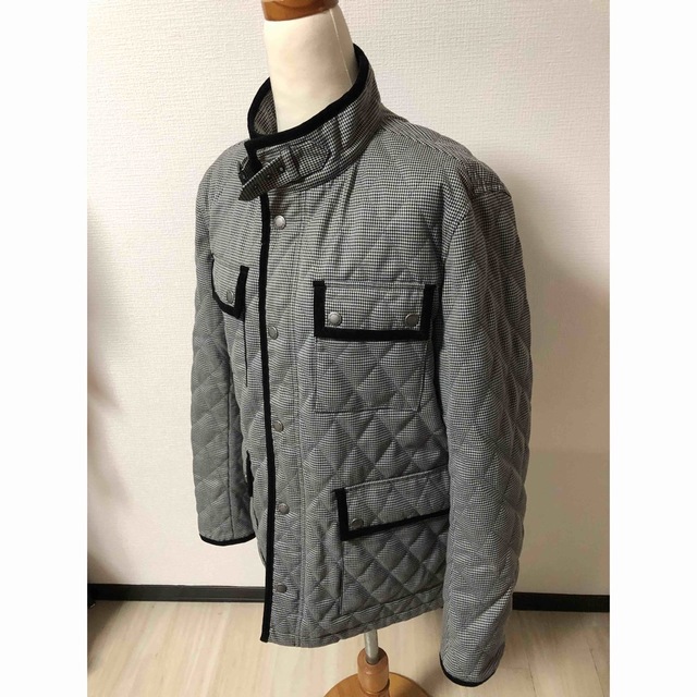 BURBERRY BLACK LABEL(バーバリーブラックレーベル)のBURBERRY BLACK LABEL  アウター　新品未使用品　千鳥柄 メンズのジャケット/アウター(その他)の商品写真