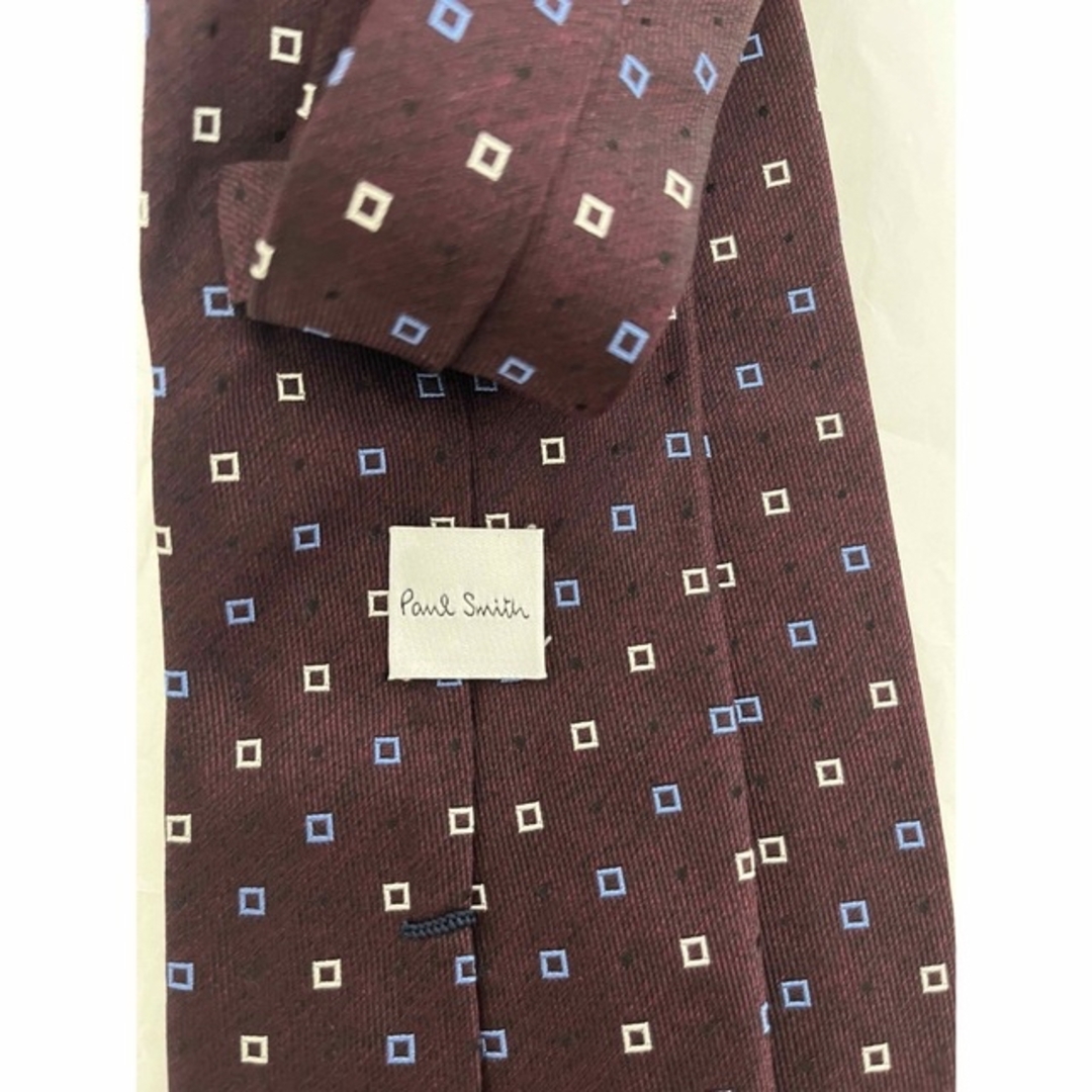 Paul Smith(ポールスミス)の【新品/Paul Smith】ネクタイ/えんじ色・赤茶 メンズのファッション小物(ネクタイ)の商品写真