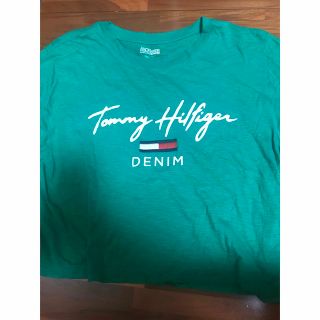 トミーヒルフィガー(TOMMY HILFIGER)のTOMMY HILFIGER Tシャツ グリーン(Tシャツ(半袖/袖なし))