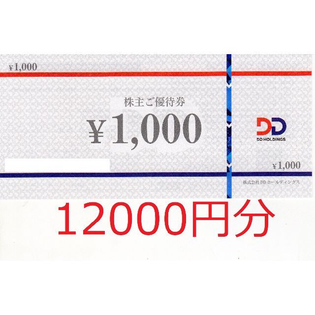 DDホールディングス 株主優待券 12000円分 | www.mdh.com.sa