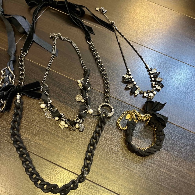 LANVIN en Bleu(ランバンオンブルー)のランバンオンブルー　ネックレス　セット レディースのアクセサリー(ネックレス)の商品写真